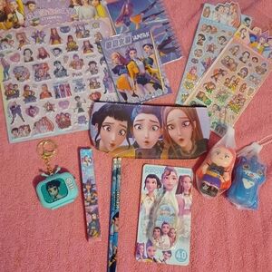 Kpop Demons Hunter Lot Cartoon Pencil Case and Accessories Set